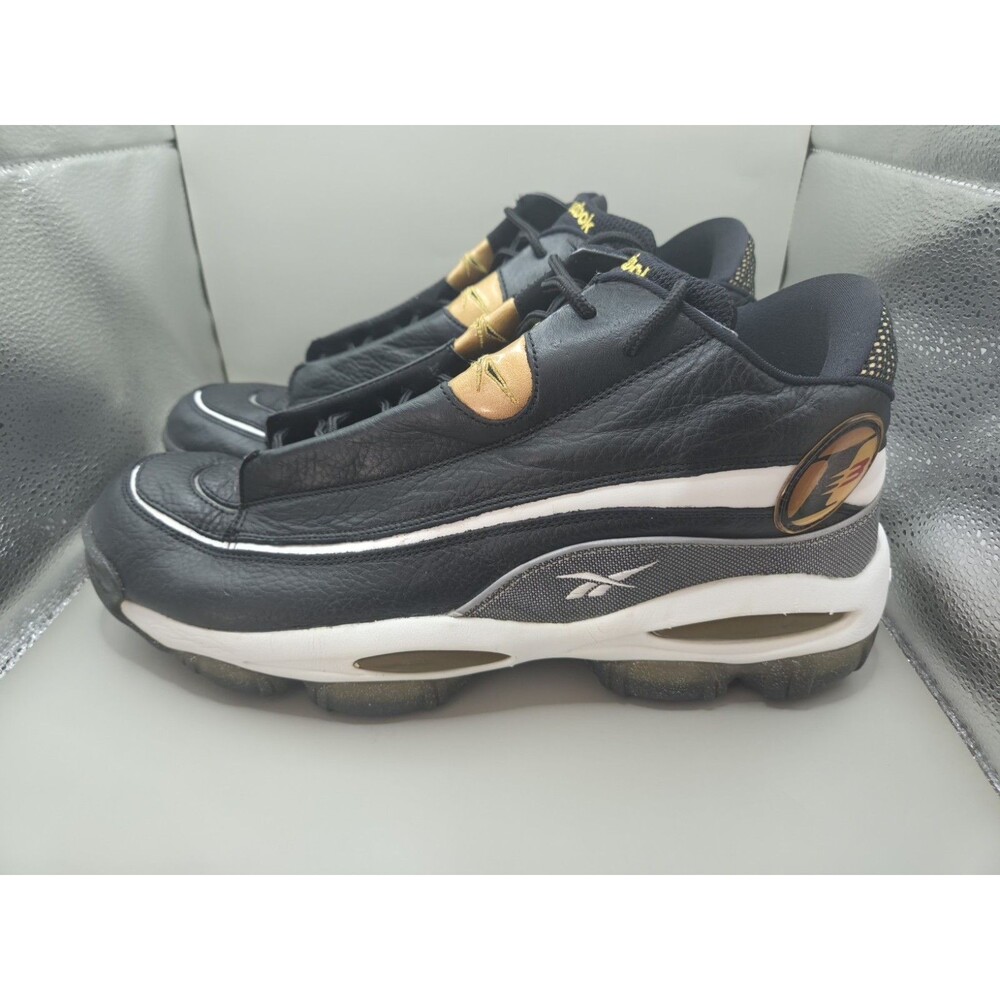 Reebok The Answer DMX 10th Anniversary Mens 15 Black White Metalic Gold 39577